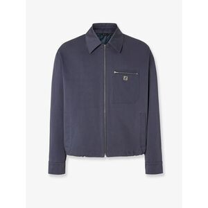 Fendi Men Cotton Jacket With Ff Detail